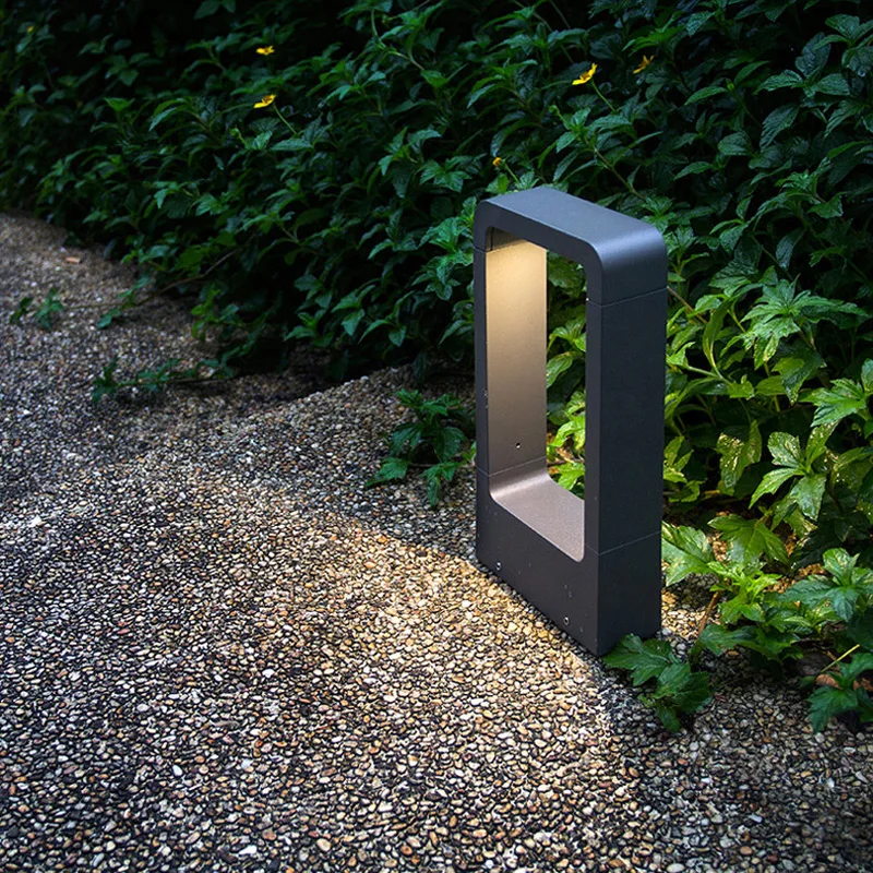 Outdoor Waterproof Lighting 10W LED Garden Light IP65 Modern Aluminum Lawn Lamp Courtyard Villa Landscape Lawn Bollard Lights