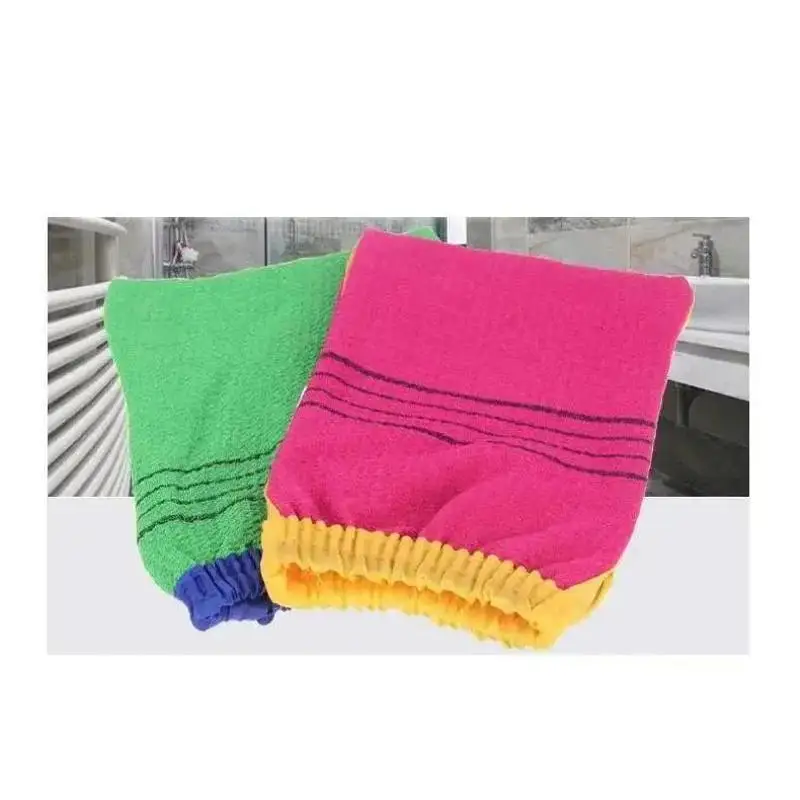 1PC Double-Sided Towel Korean Exfoliating Bath Washcloth Body Scrub Shower Towel For Adults Coarse Grain Towel Bath Supply