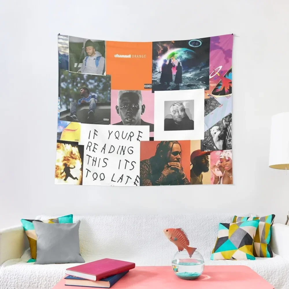

Cover Picture Collage Album Wall Tapestry Room Decor Korean Style Custom Aesthetic Room Decor Tapestry