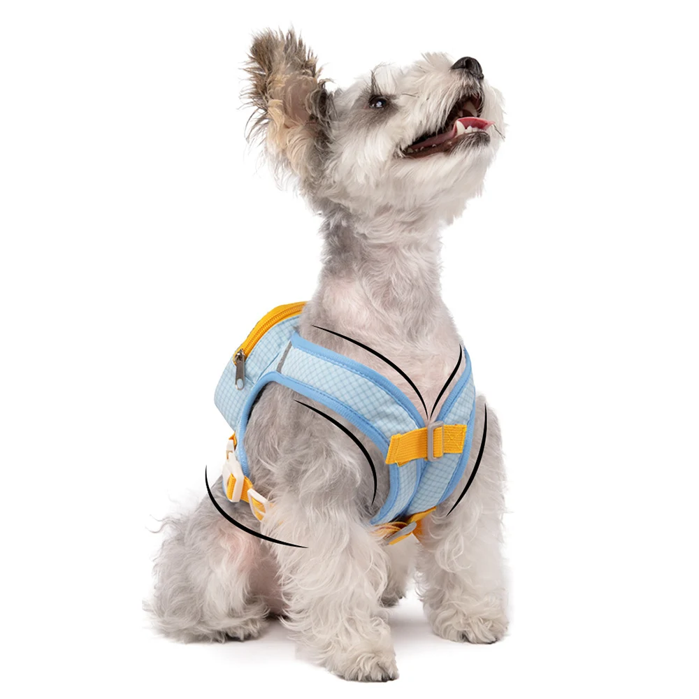 Tactical Dog Harness With Backpack And Reflective Strips For Dogs_voghion.com