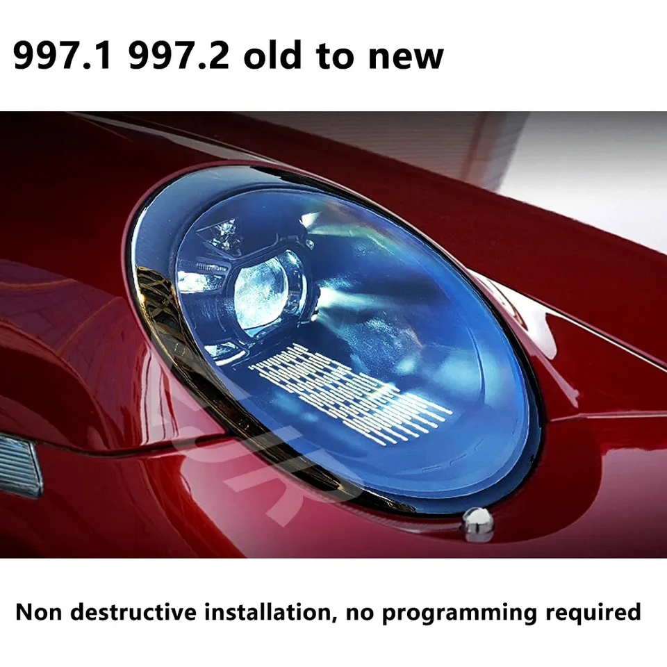 ポルシェ　911 997 ヘッドライト ポルシェ997/911 PLATINAM LEDヘッドライト 前期・後期適合 デイ