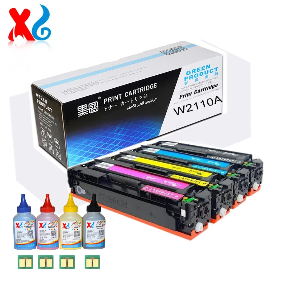 

206A W2110A W2111A W2112A W2113A Toner Cartridge For HP Color LaserJet Pro M255dw M255nw MFP M282nw M283fdn M283fdw 1.25k