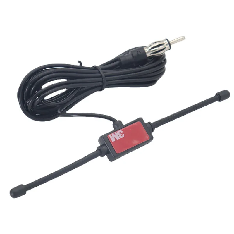 Antenne Radio FM/AM Adhésive Pour Pare-brise Voiture/Camion - Avec Amplificateur - Neuf - Universel