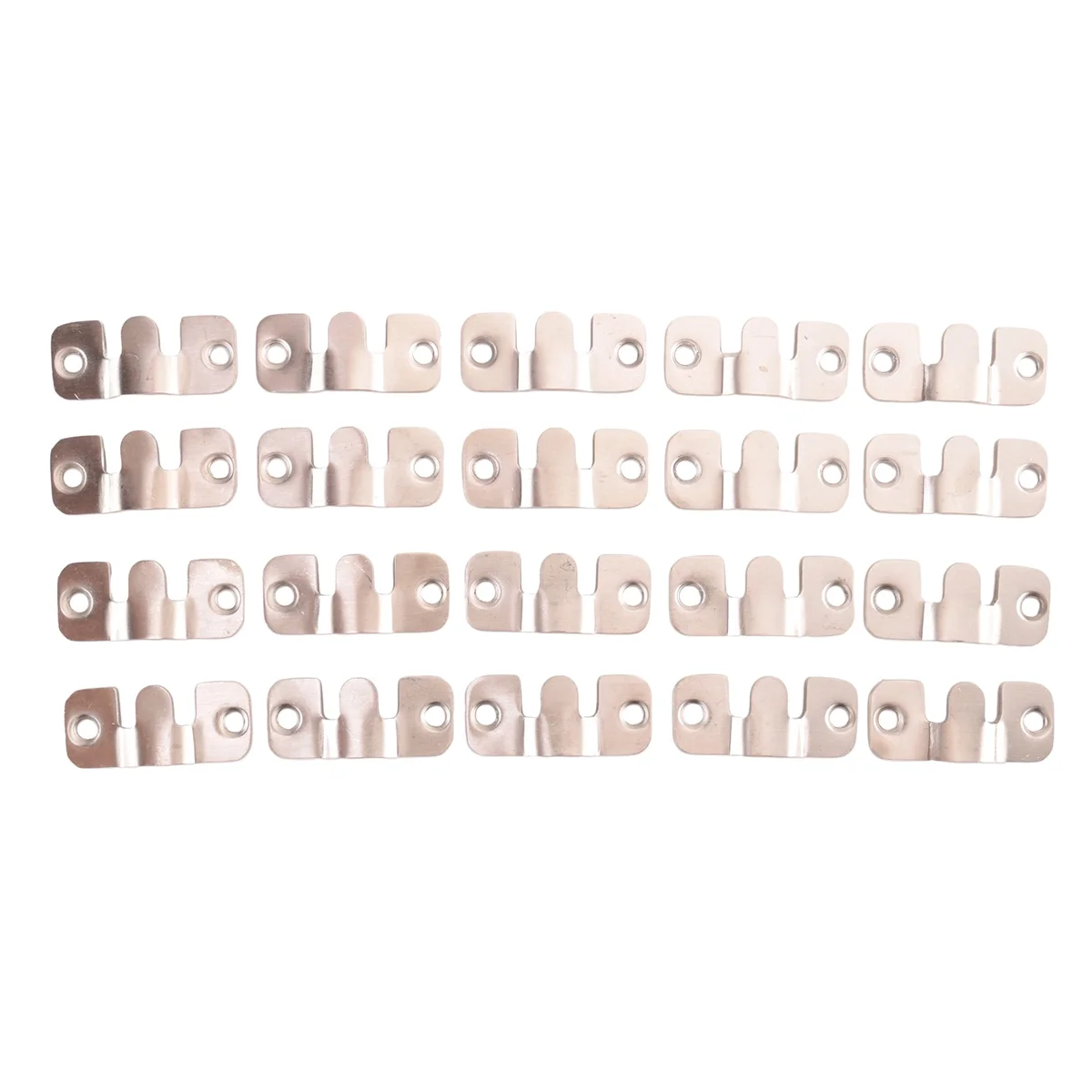 20Pcs Stainless Steel Photo Frame Hook Picture Hangers 43X19Mm Wall Picture Frame Hanger Display Hook