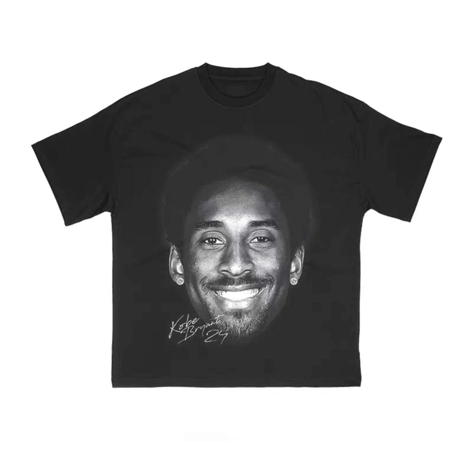 Summer Cotton T-shirt Street Wear Basketball Kobe Bryant Graphic Print Loose T-shirt Top Men's T-shirt for Both Men and Women 3