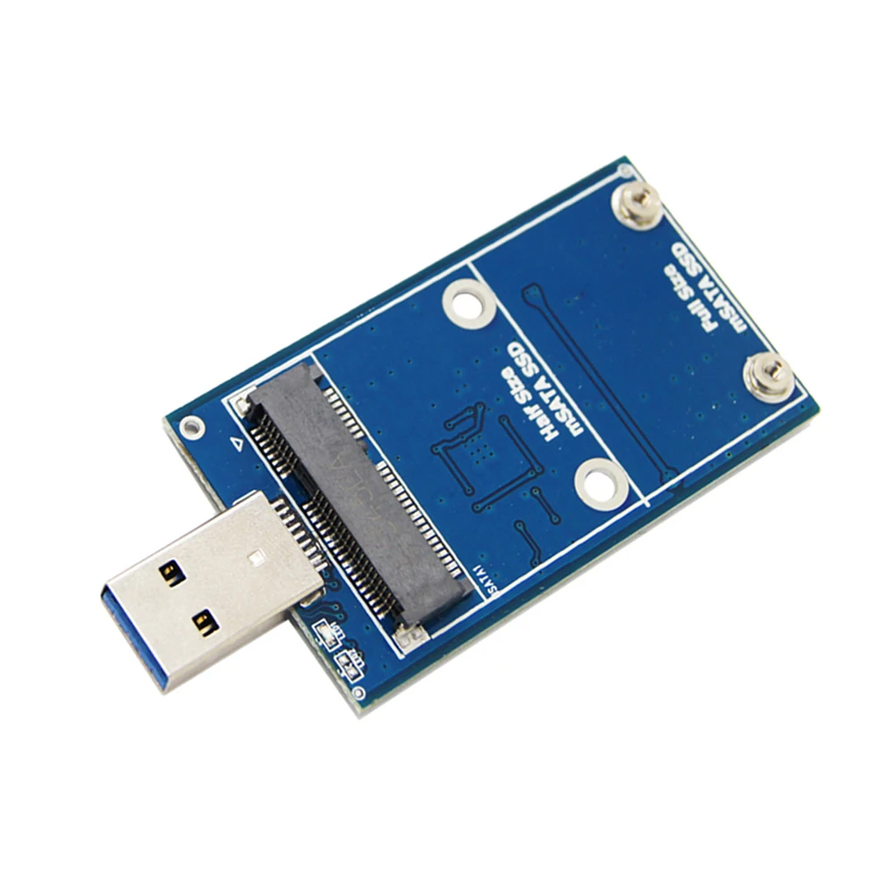 미니 SSD MSATA-USB 3.0 하드 드라이브 케이스 무선 MSATA-USB 3.0 하드 디스크 박스 PCI-E (30*30/50 MSATA SSD용)