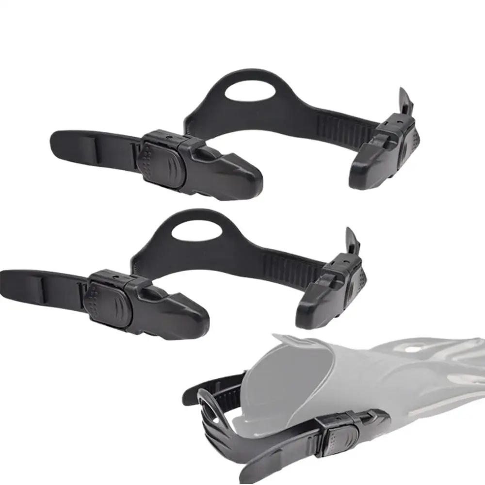 Diving Fin Strap Quick Release Flipper Strap Adjustable Rubber Fin Belt With Quick Release Buckles For Swimming Snorkeling
