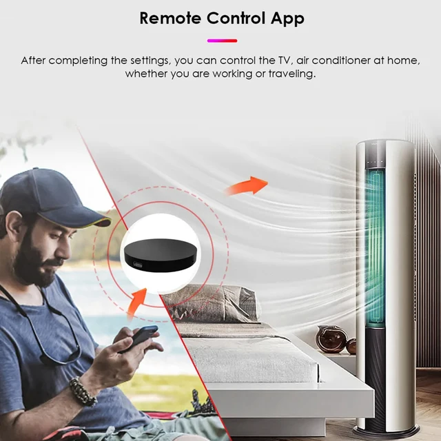 Universal Smart IR Remote Control Smart Life Smart Home Automation Replace TV DVD AUD AC Remote Works 3