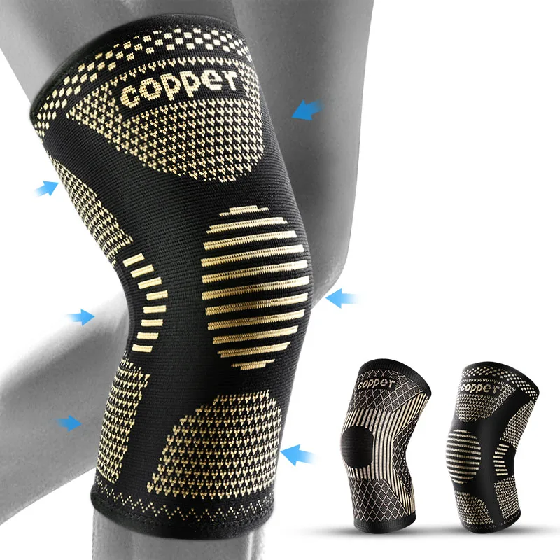 Copper Knee Brace 1PC Arthritis Pain Support Copper Knee Sleeve Compression sleeve Sports Knee Pain Relief