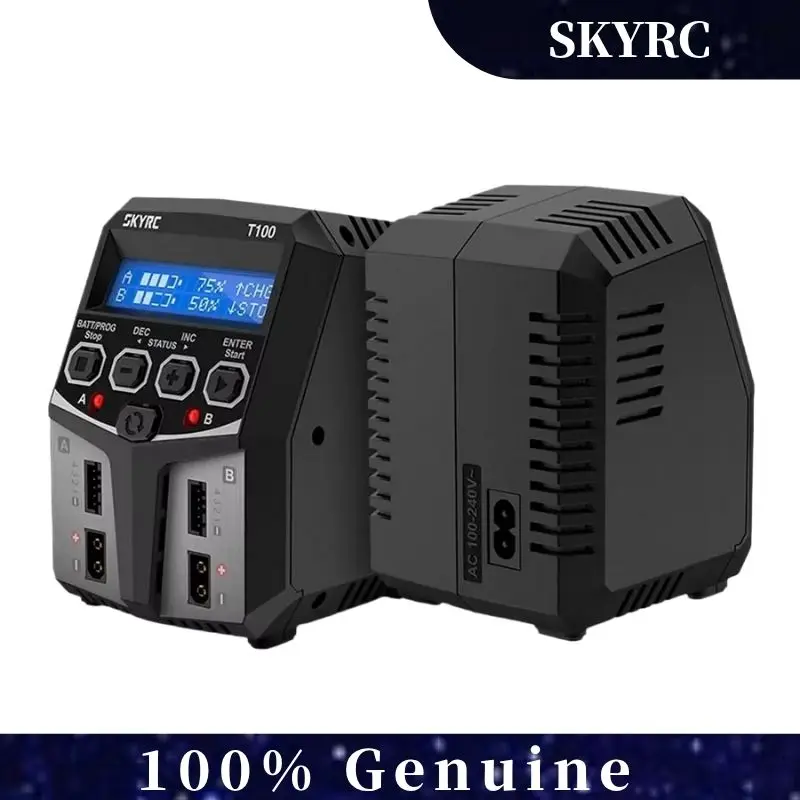Chargeur RC 50Wx2 LiPo/LiFe/NiMH/Pb avec écran LCD
