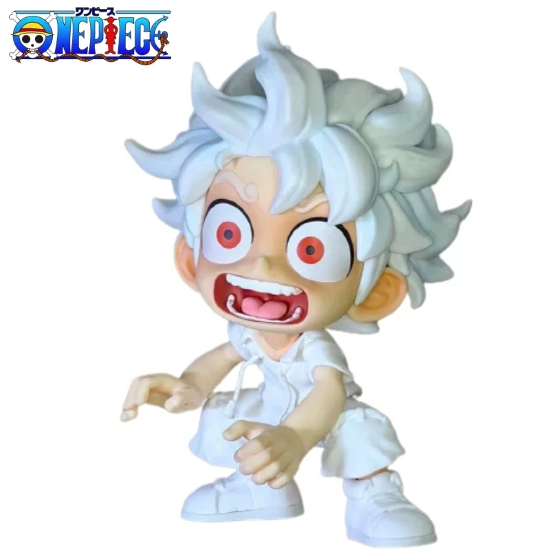 14Cm Anime Integrated Doll Nika Rufy Model Doll Gk Q Version Car Decoration Mini Action Doll Regali Giocattolo Per Bambini Da Collezione