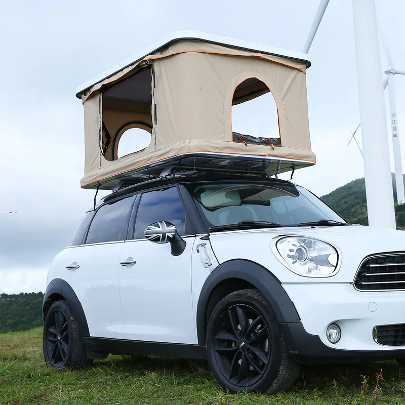 

Vertical ABS 2 Person RTT Car SUV PICKUP VAN Sedan Rooftop Tent Outdoor 4 Seasons Rainproof Universal