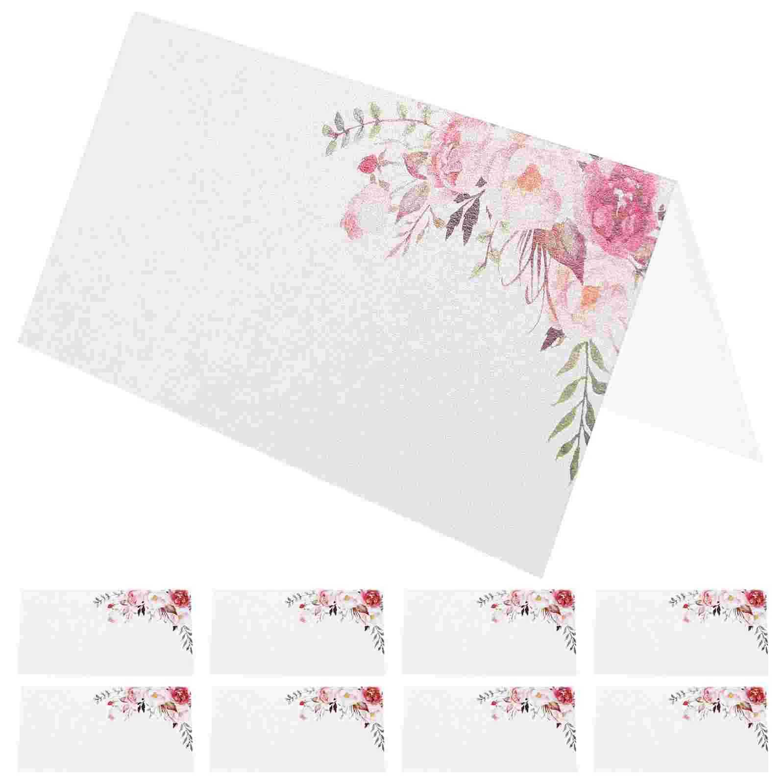 25pcs Place Cards Wedding Table Name Cards Foldable Tented For Names Card Paper Place Card Holders Table Number