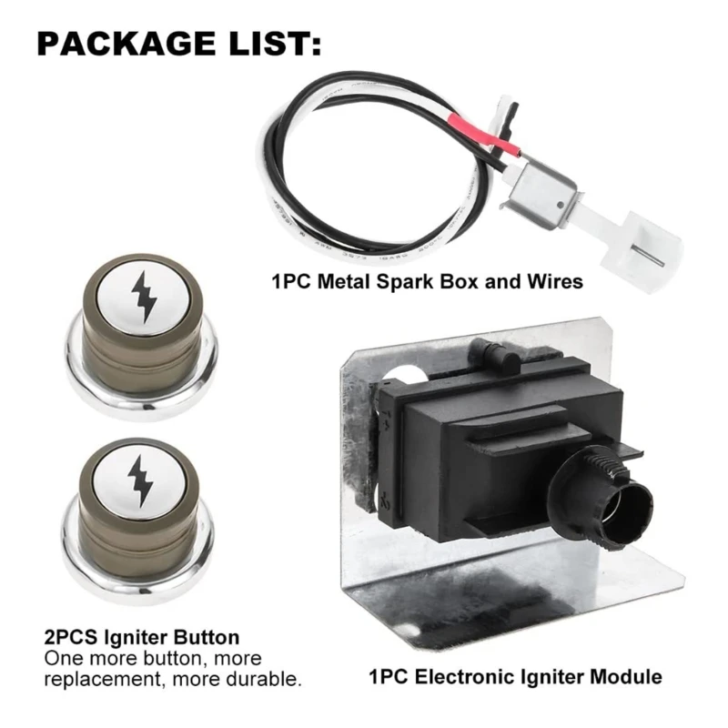 

Igniters Replacement Igniter Set Grill Ignition Button for E-320 New Dropship