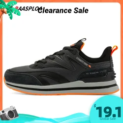Baasploa Fashion Running Shoes For Men 2023 Casual Men's Designer Leather Sneakers Lace-Up Male Outdoor Sports Lightweight Shoe