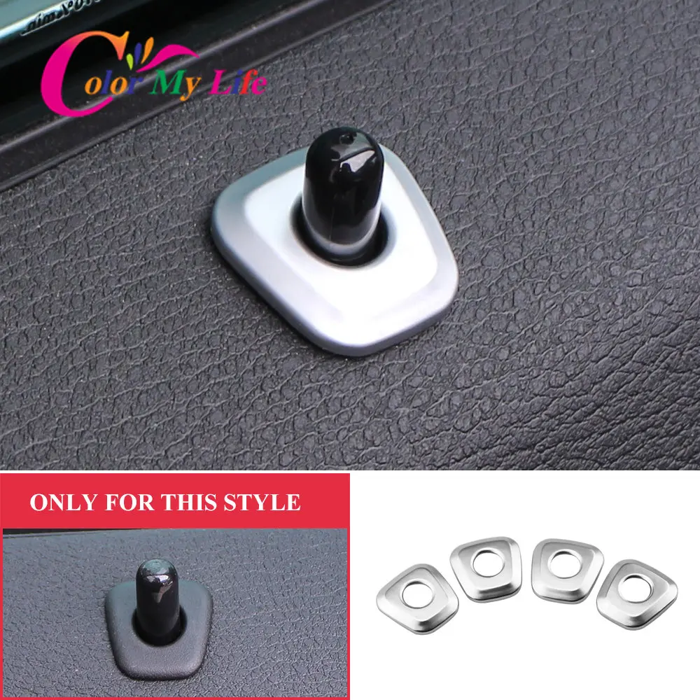 

4 шт., хромированные наклейки на дверной замок BMW X1 F48 X2 F39 2016 - 2022