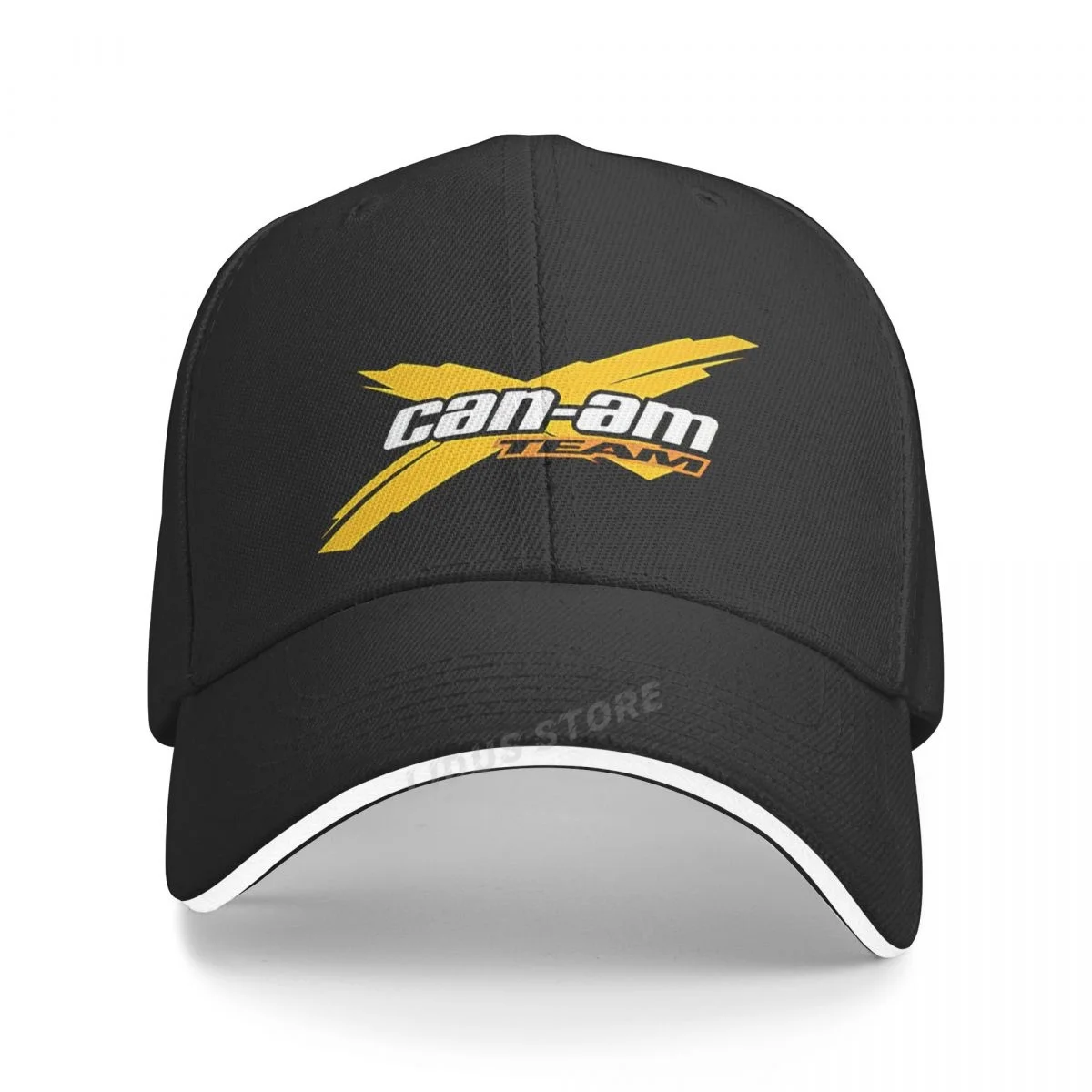 

Can Am Logo Stripe Brp Team Baseball Cap Men Fashion Cool Can AM Hat Hip Hop Women Caps