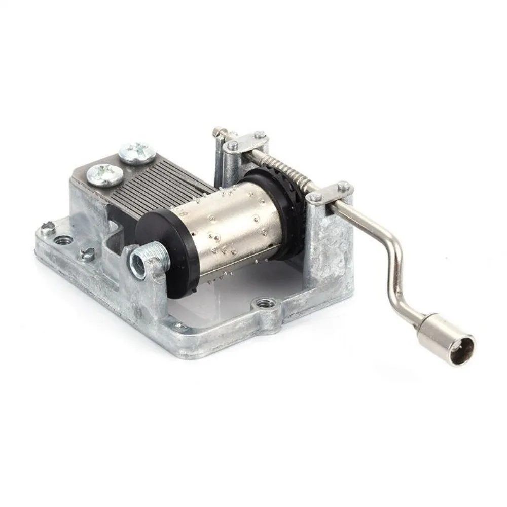 Mini Hand Cranking Music Movement DIY Music Box Decorative Collectibles 14 Designs Music Available Cute Christmas Gift with box 3