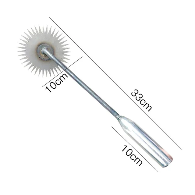 Manual Weed Remover Tool  for Lawn and Garden Sun Flower Shape Teeth Dual Purpose Manganese Steel Forged Hand Weeder 2