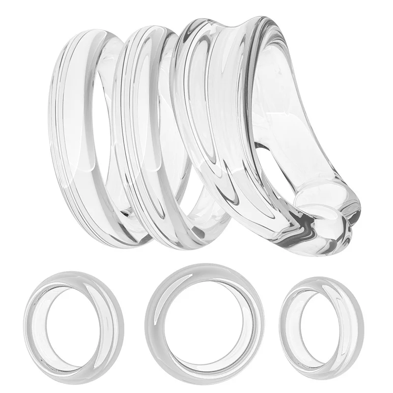4PCS/Set Foreskin Correction Ring Reusable Penis Rings Delay