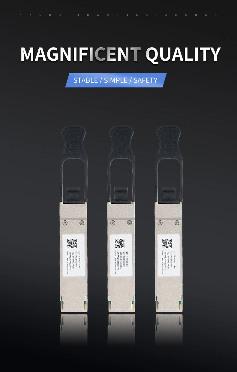 Módulo Ótico Multimodo do Transceptor da Fibra 40gbase-sr4 Qsfp Mais 40g Compatível com Huawei Ciscommf 850nm 300m Dom 3 40gbase-sr4 qsfp + 40g compatível com huawei ciscommf, 850nm, 300m, dom