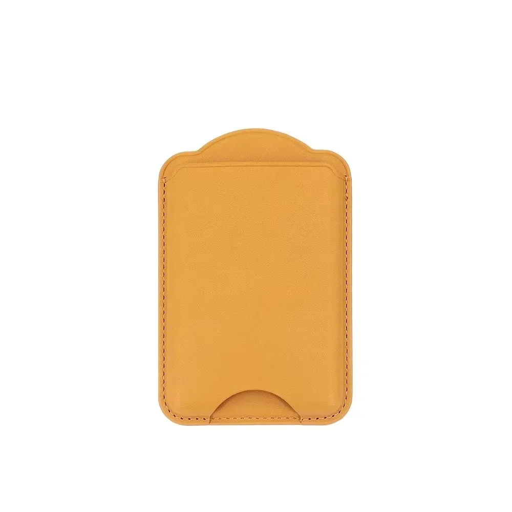 Magsafe Magnetic Leather Wallet Card Holder Case - Universal Smartphone Accessory