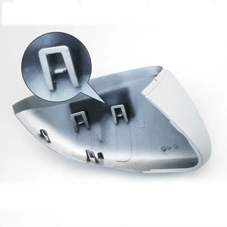 Best White Side Mirror Cover Cap for VW Golf MK6 6 VI GTI R20 Rearview replace right left Auto housing_voghion.com