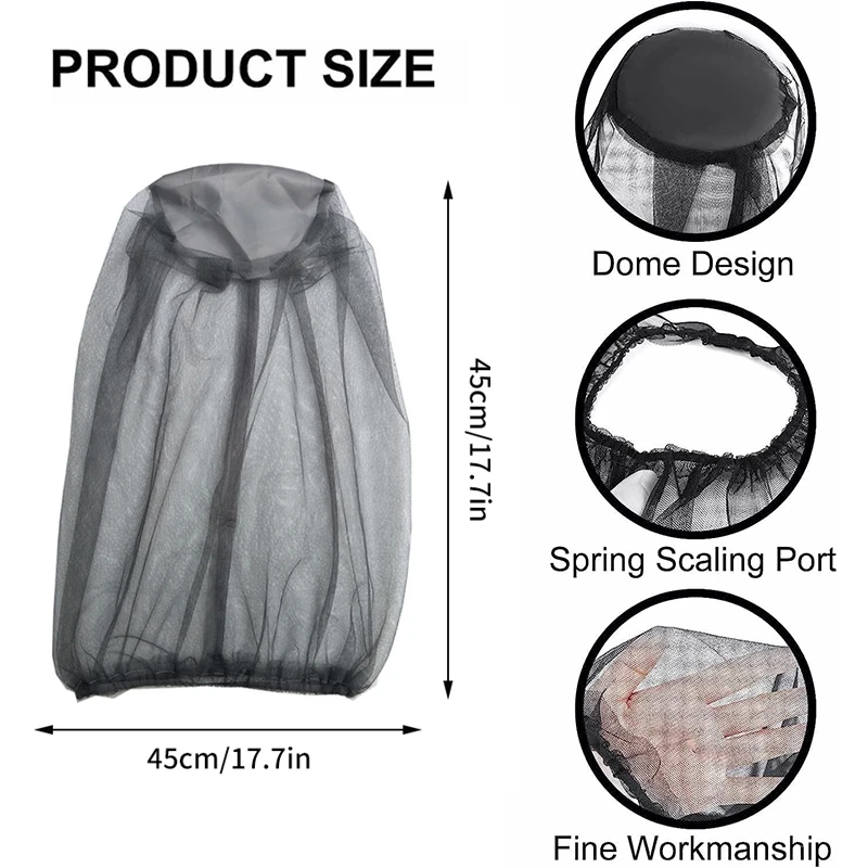 Beekeeping Clothing Bee Proof Equipment Hooded Half Body Top Outdoor Hiking Camping Fishing Mosquito Proof Net Hat Insect