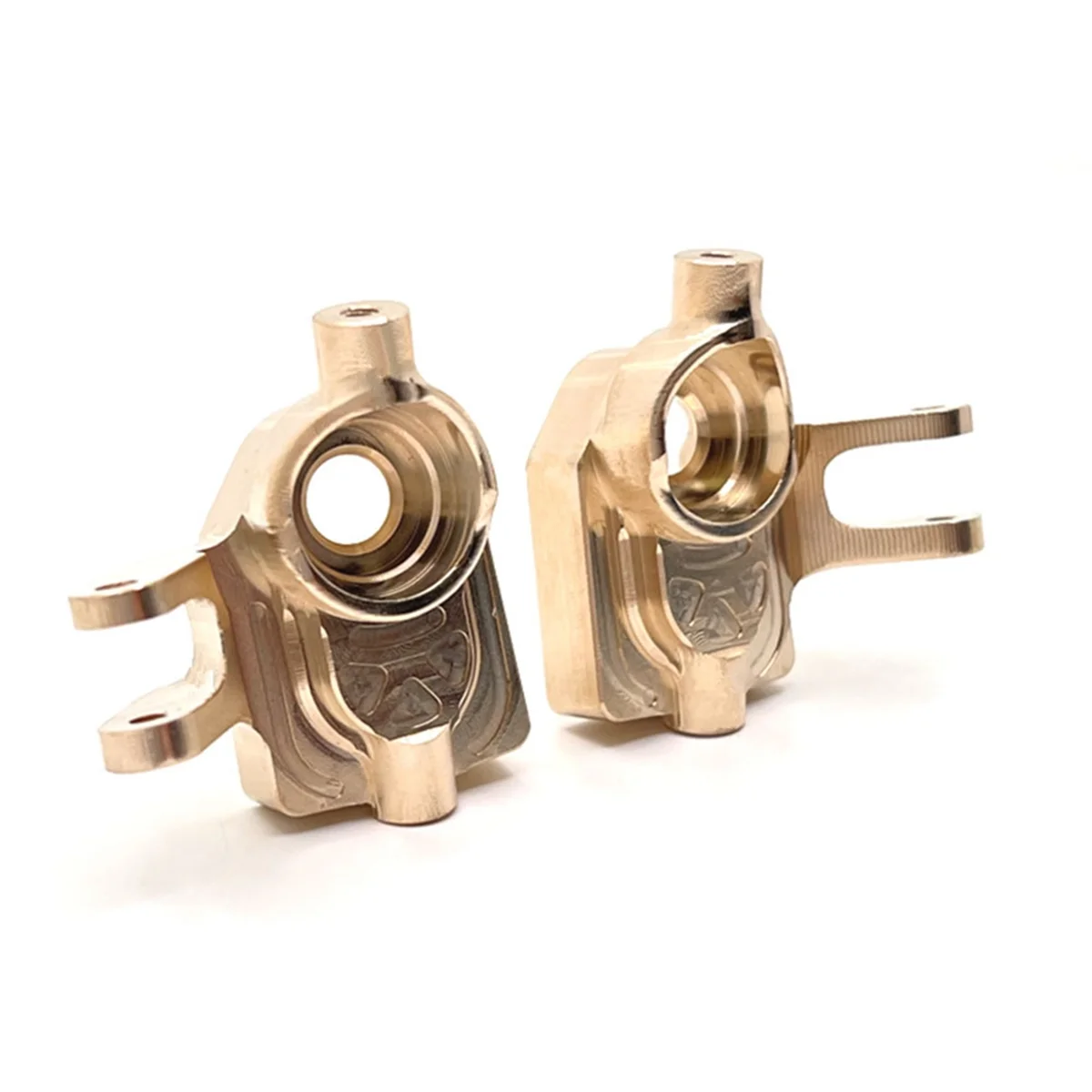 BAAU RC Car Upgrade Brass Front Axle Steering Cup Kit for 1/12 H12Y H12Y+ RC Car Toy Parts