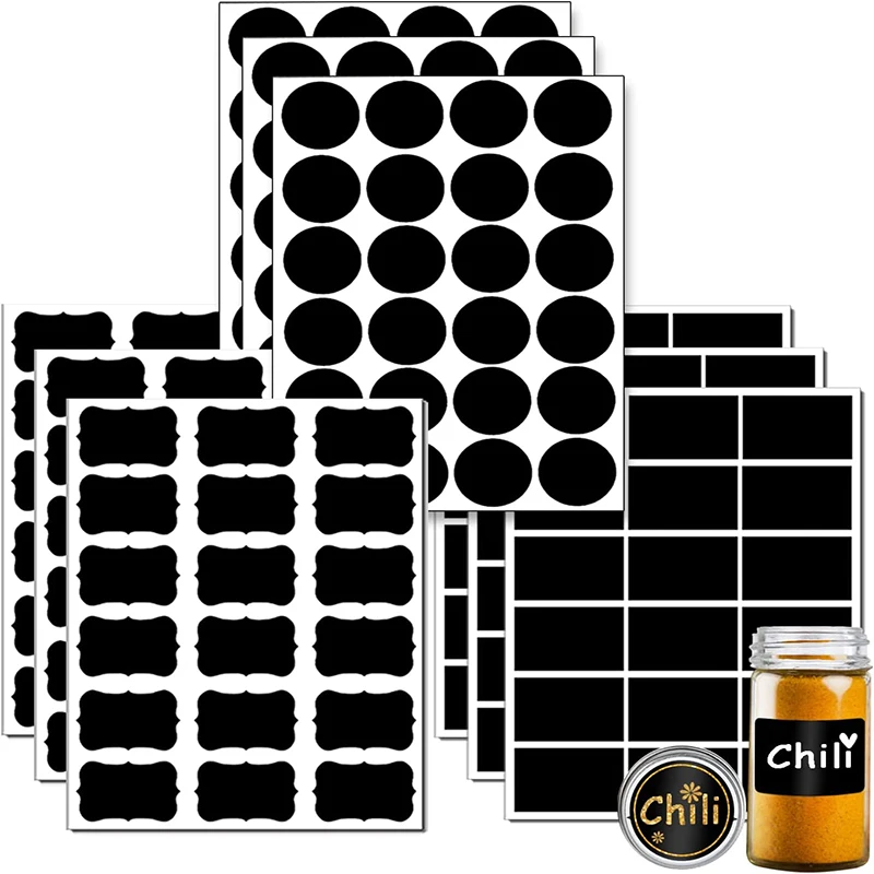 Label Stickers Chalkboard Label Stickers Kitchen Jar Stickers