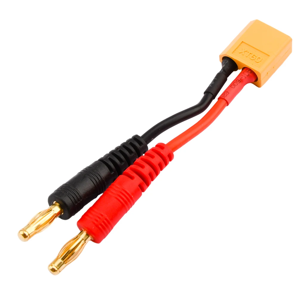 Chargeur multiport 2S-6S avec câble silicone 14AWG et connecteurs banane/XT60
