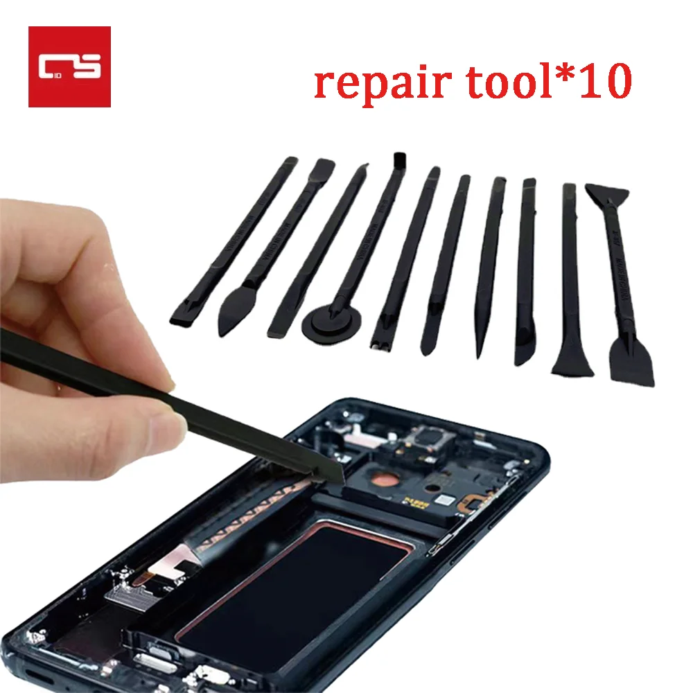 10PCS Phone Repair Tools Kit Disassembly Spudger Plastic Disassemble Crowbar Pry Opening Hand Tools Set for Mobile Phone Repair
