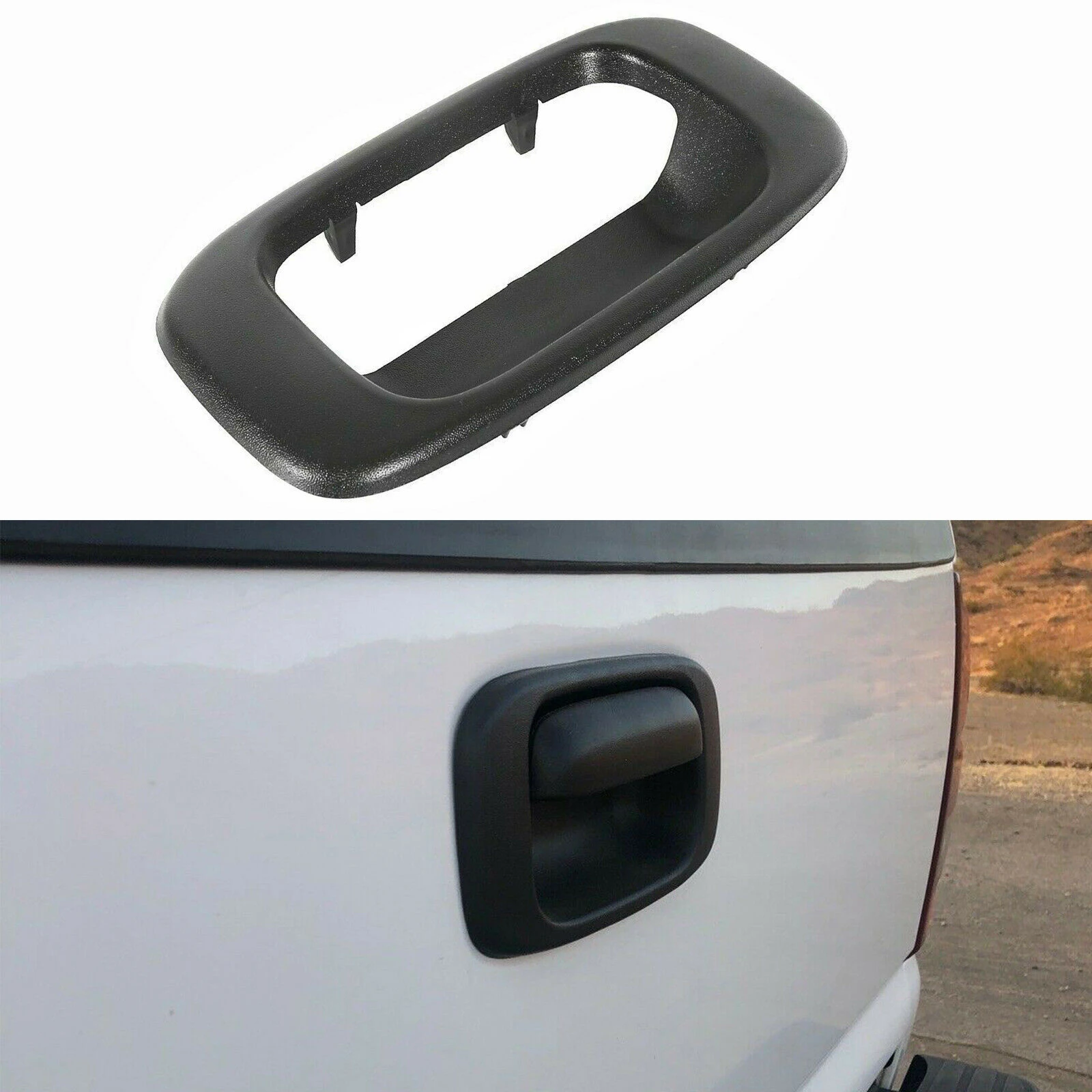 Rear Tailgate Handle Bezel Trim for Chevrolet Silverado 1500/2500/3500
