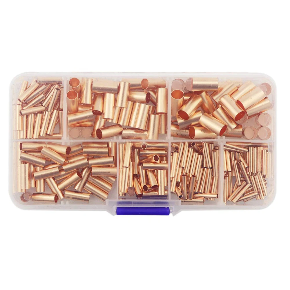 GT - joint de fil de raccordement en cuivre, petit cable ͹̳, cosse de cable, Kit de virole avec pince thermoretract