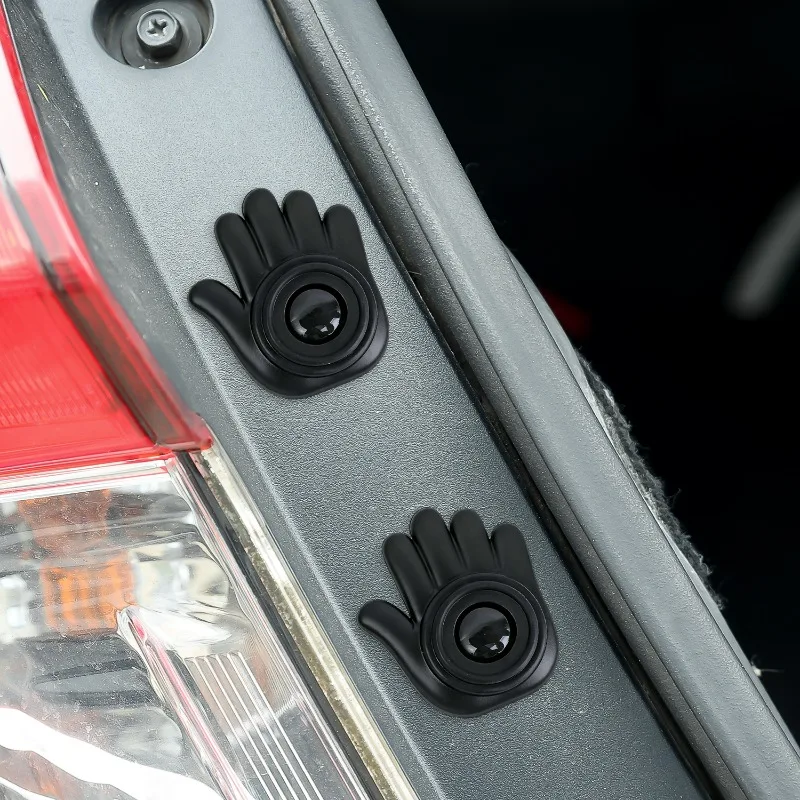 Creative Palm Shape Silicone Bumper Pads Car Door Anti Collision Protector Thick Adhesive Door Edge Guard Anti Scratch Mats