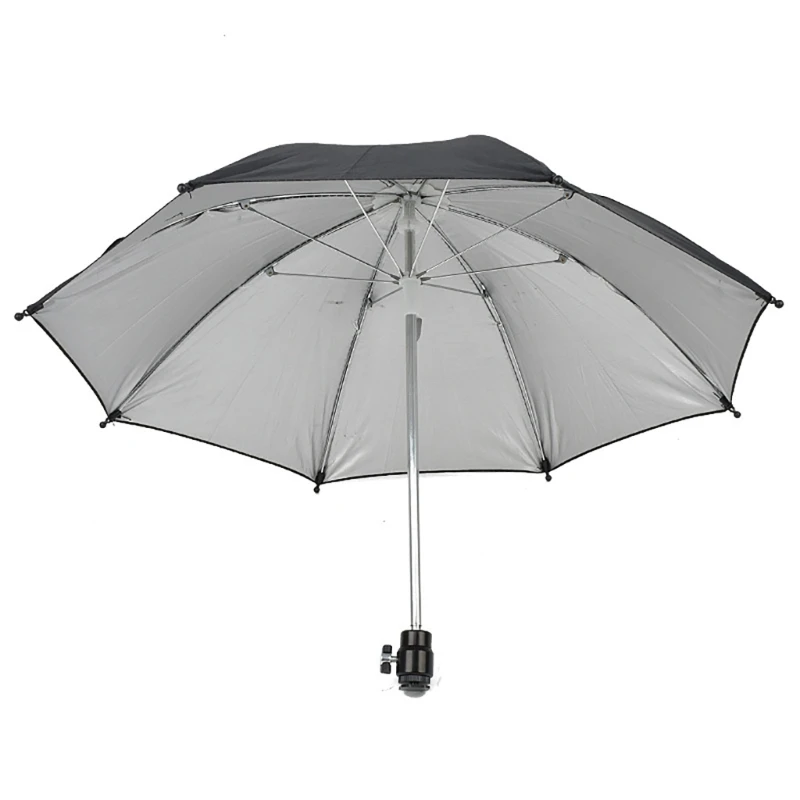 DSLR Camera Umbrella with Ballhead Multi-angle Adjust Sunshade Rainy Protectors
