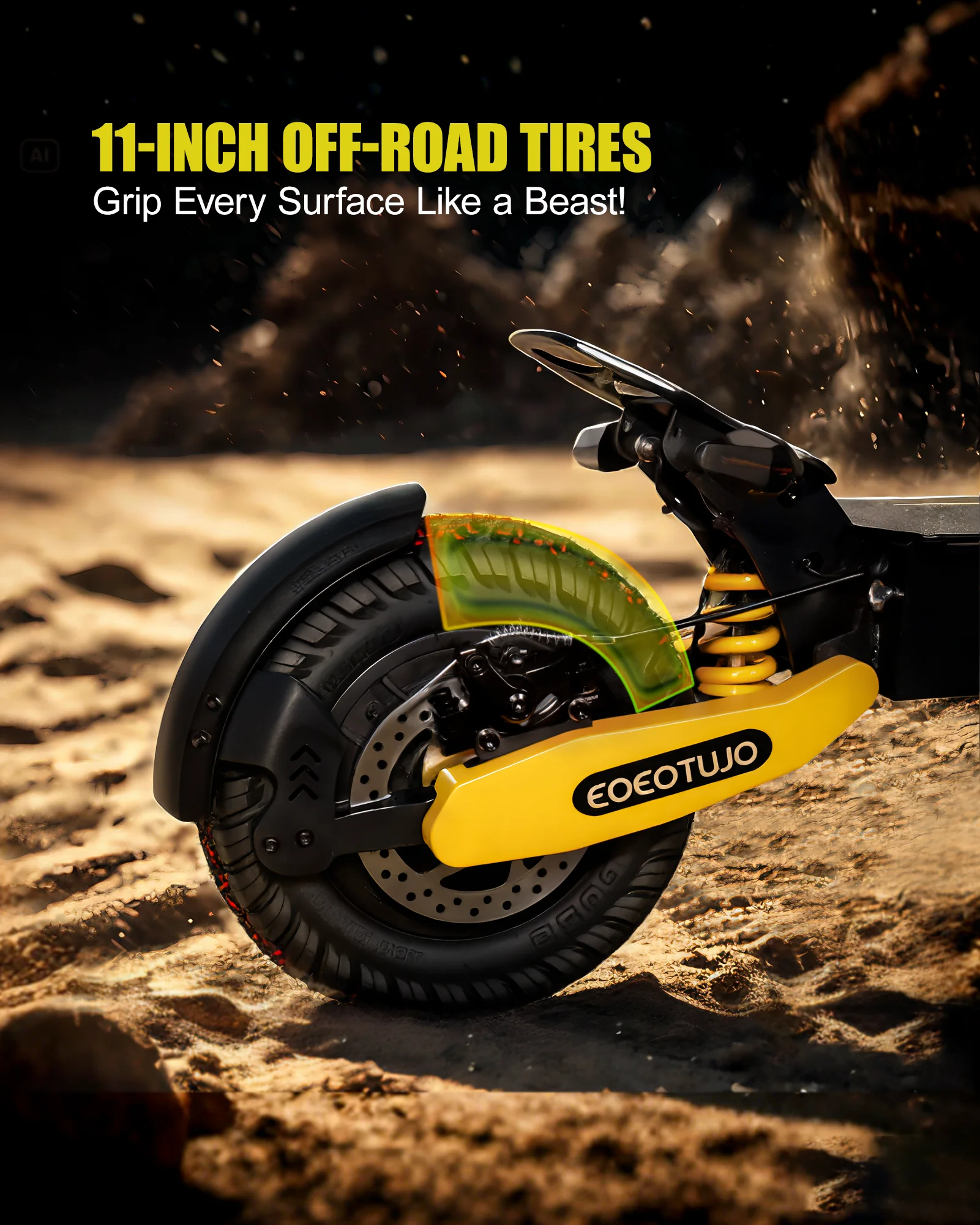 1200W Off-Road Electric Scooter 5