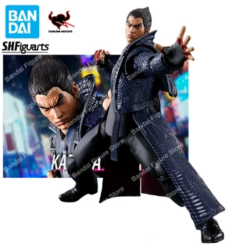 오리지널 반다이 S.H.Figuarts SHF 철권 8 미시마 카즈야 애니메이션 액션 피규어 장난감, 선물 모델 컬렉션 취미