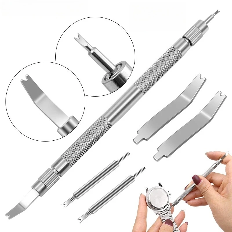 

5pcs/Set Watch Repair Tool Strap Removal Pin Repair With Head Tips For Watchbands Strap Spring Bar Connecting Pin Remover Tool