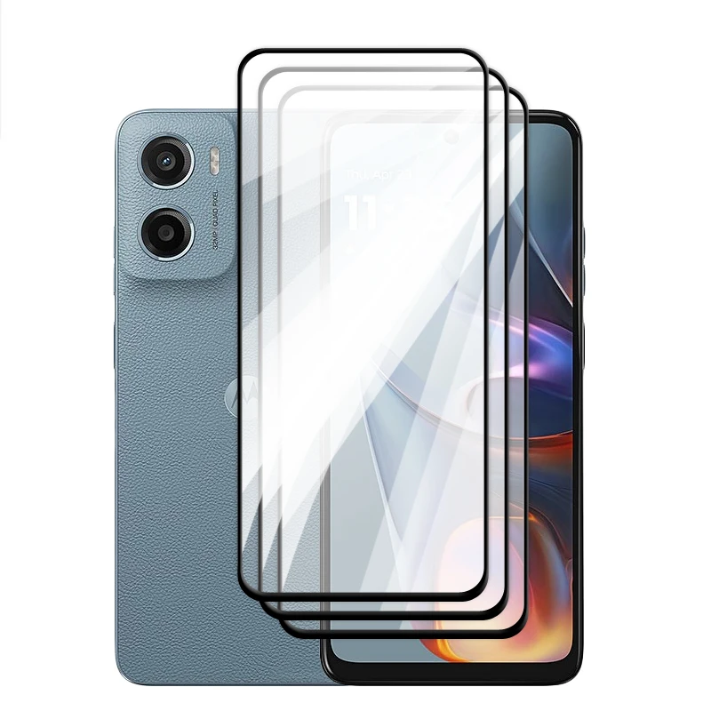 6-in-1 Tempered Glass Screen Protector - Full Cover with 2.5D Edge