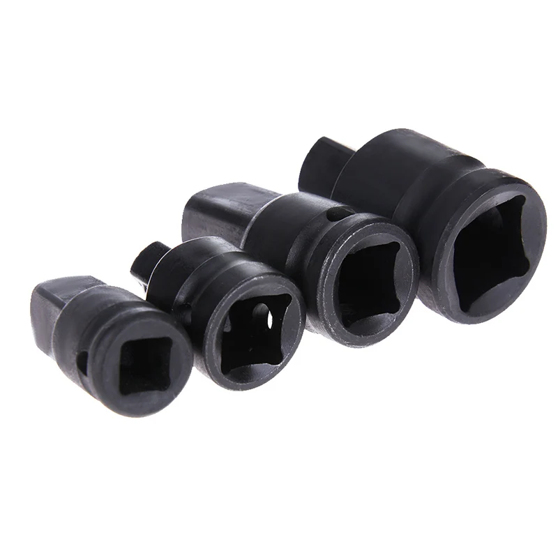 4pcs 1/4 3/8 1/2 Steel Air Impact Adapter Converter Socket Set Reducer Drive These Adapters Are Small In Size And Easy To Store 2