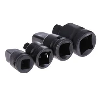 4pcs 1/4 3/8 1/2 Steel Air Impact Adapter Converter Socket Set Reducer Drive These Adapters Are Small In Size And Easy To Store 2