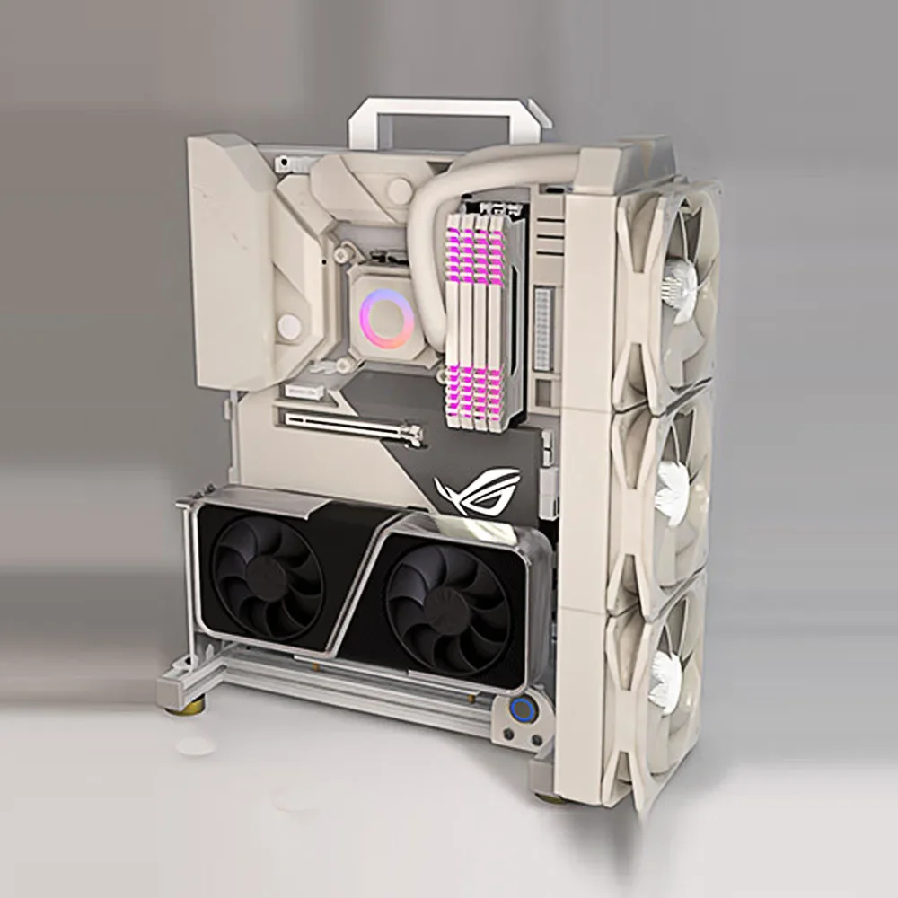 MOD Open PC Case Frame Rack ITX MATX ATX EATX Gamers Cabinet DIY Water Cooler Desktop PC Creative Gabinete Gaming Chassis