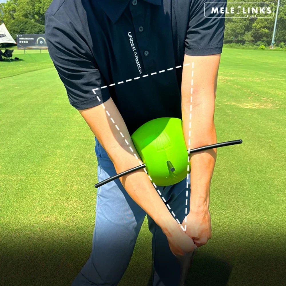 Smart Ball Golf Training Aid - Swing Trainer Aids Impact Golf Balls Arms Forearm Elbow Between Posture Teaching Practice  Tool 5