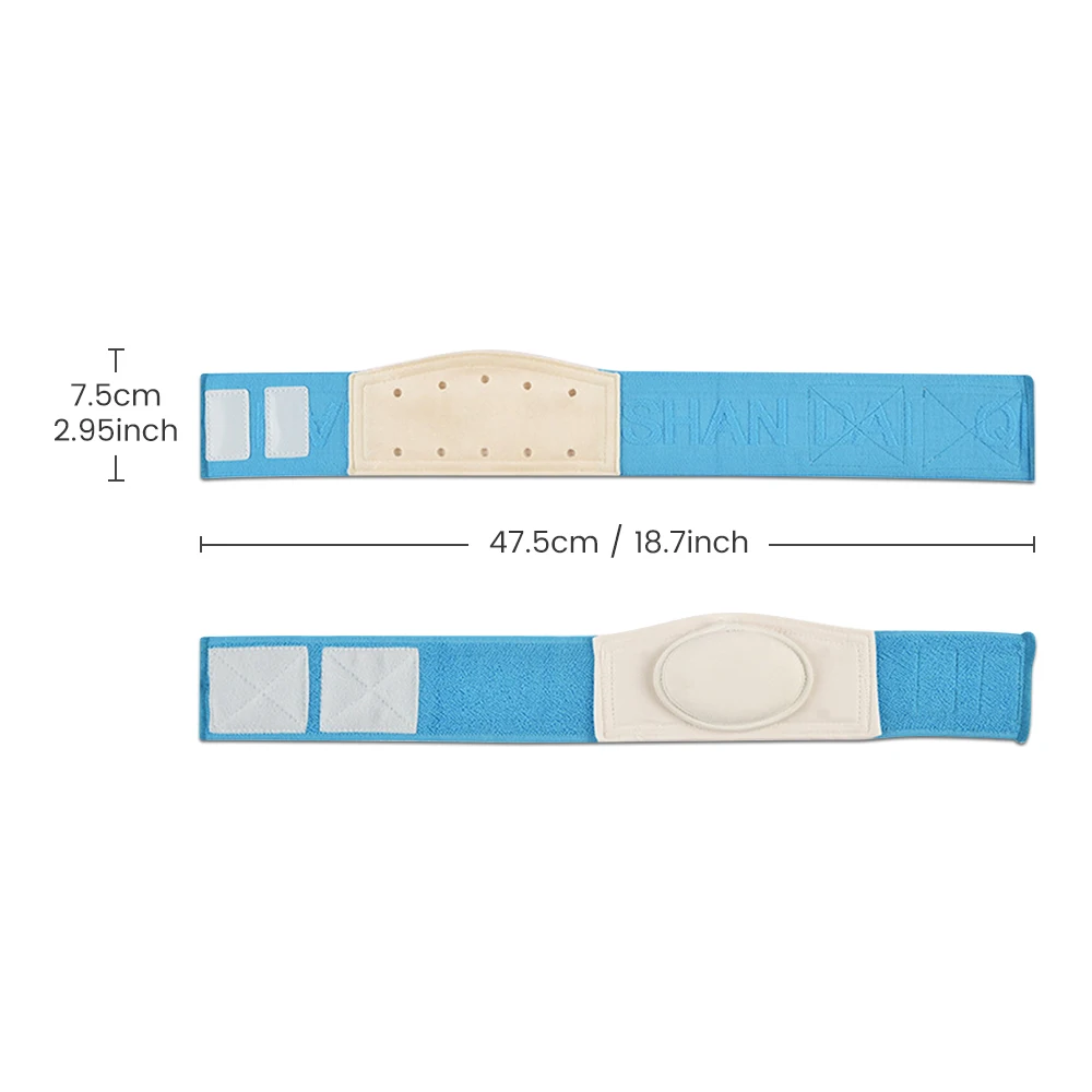 Infant Inguinal Umbilical Hernia Belt Navel Support Stickers Treatment Newborn Baby Belly Button with 3 Hernia Pad