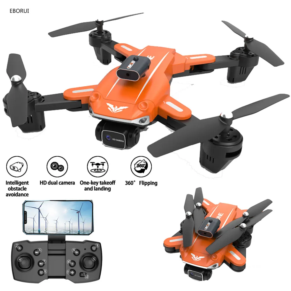 

JJRC H109 RC Drone w/ 4 sides Avoid Obstacle WiFi FPV ESC 4K Dual Cams Optical Flow Altitude Hold Return RC Quadcopter Drone RTF