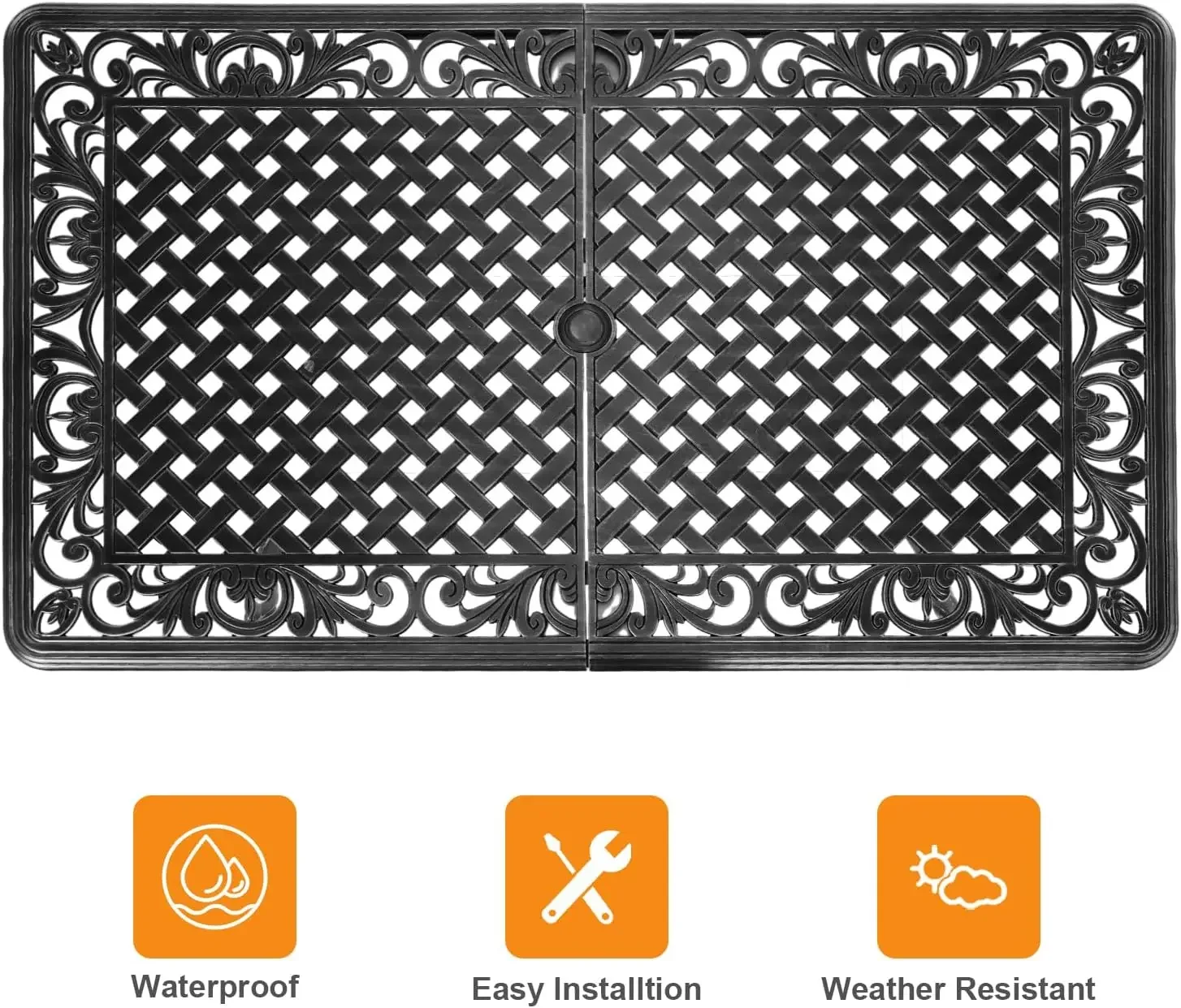 5-Piece Cast Aluminum Outdoor Dining Set 3