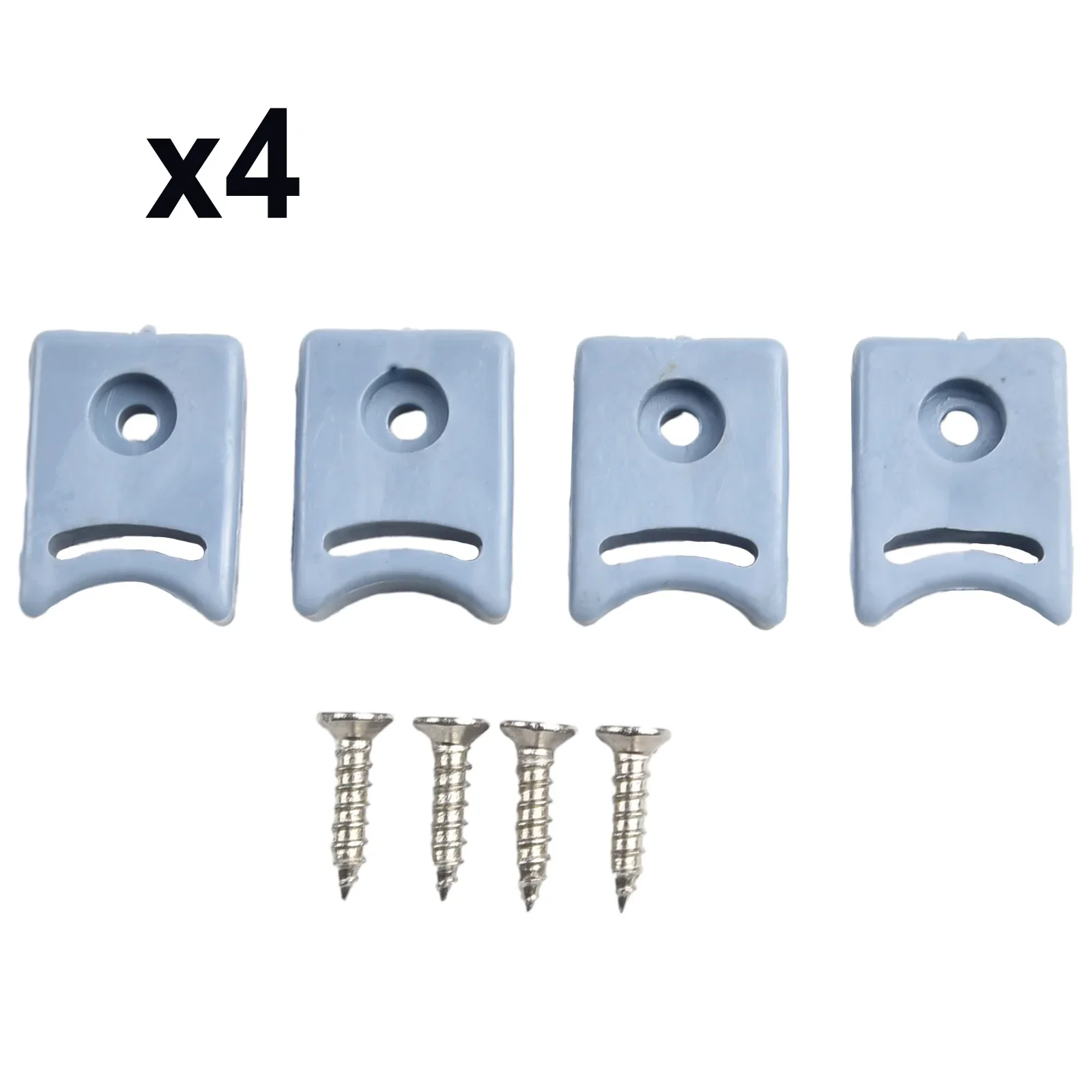 Plastic Shower Room Door Pulley Rubber Stops/Bumpers Top And Bottom Pack Of 4 Door Hardware Rollers