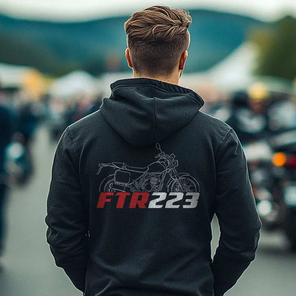 Honda CBR Motorcycle Rider Hooded Sweatshirt