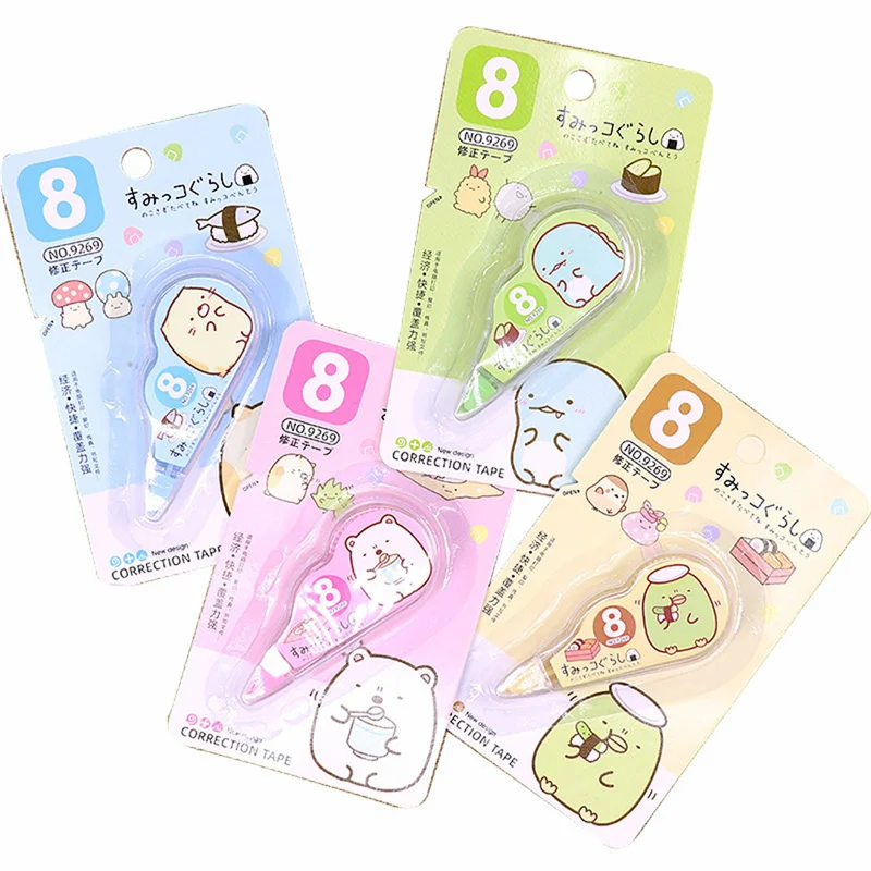 Cute Lovely White Out Corrector Correction Tape Stationery Student Altered Tapes School Office Supplies 1pcs correction tape correction supplies